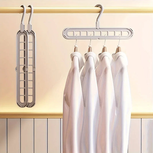 Hanglee™ - Space-Saving 9-Hole Foldable Closet Hangers