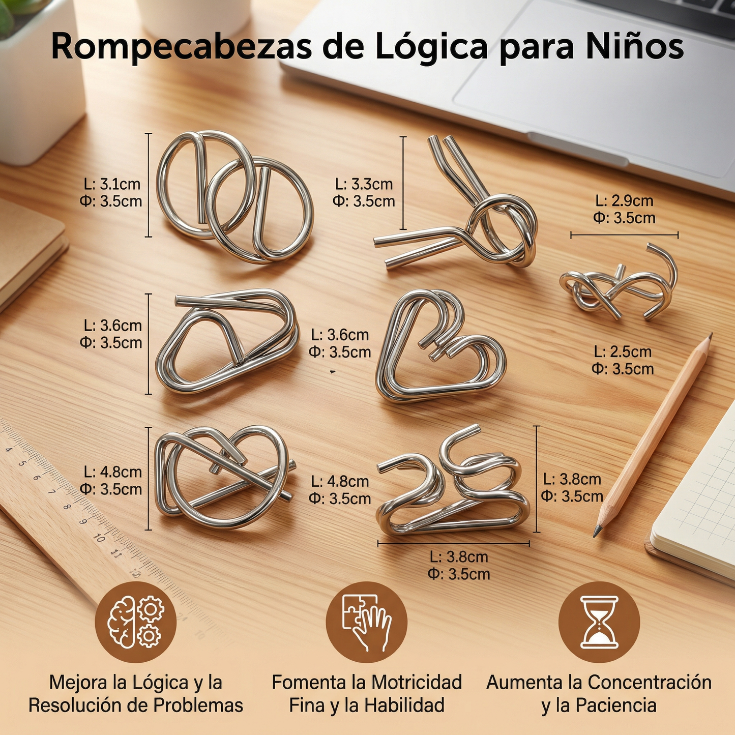 MindMetal - Boost Brainpower Anywhere with a Compact Puzzle Ring