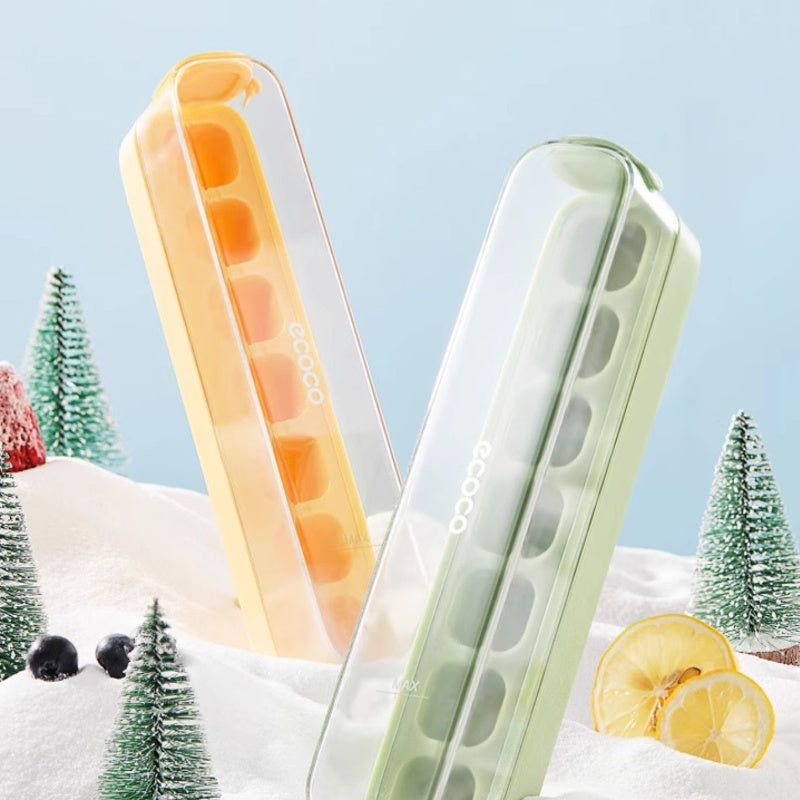 Flexible Silicone Ice Cube Trays for Easy Home Ice Making