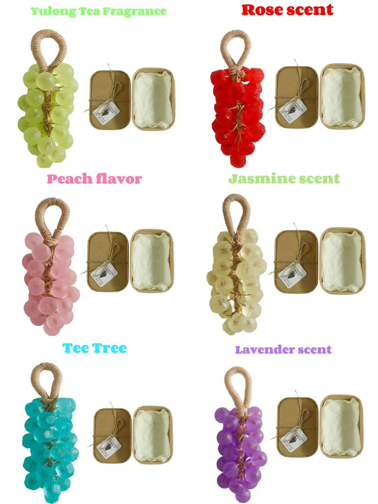 LuxeGlow™ - Handmade Crystal Grape Cleansing Soap
