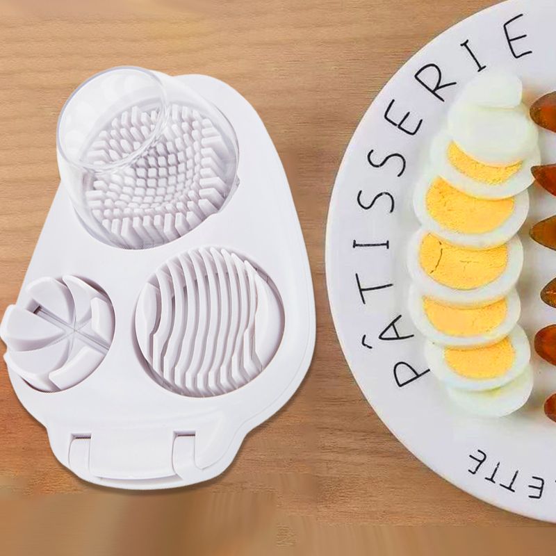 EggMaster™ - 3-in-1 Multifunctional Egg Slicer and Slicer Tool