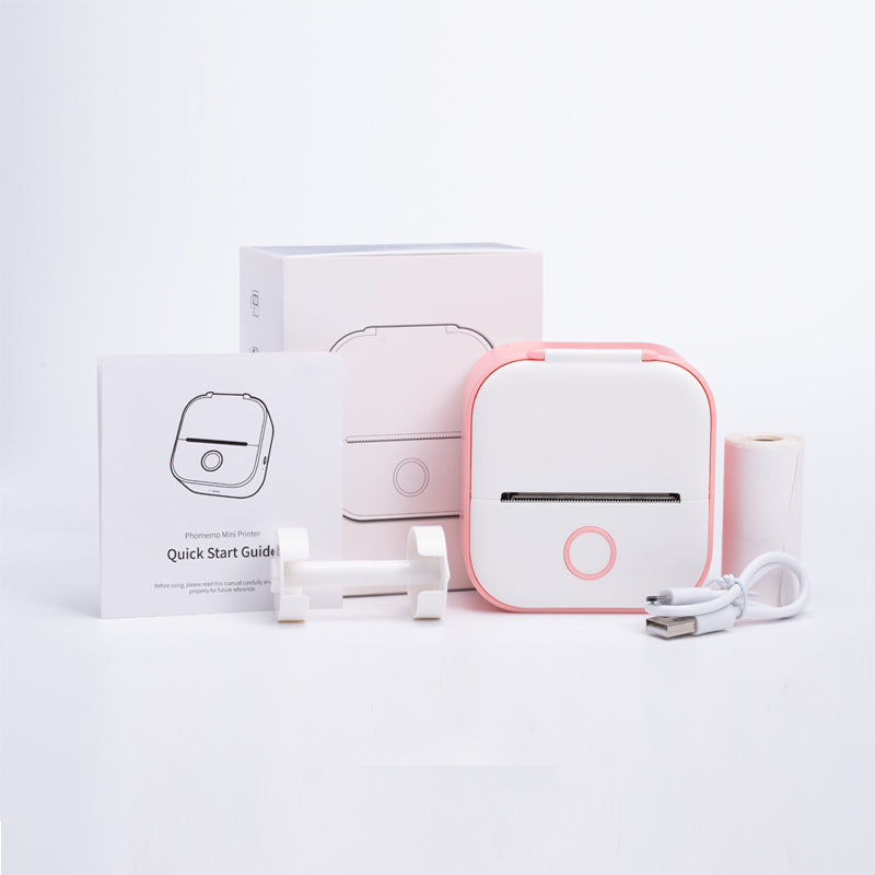 Portable Wireless Mini Photo Printer with Free Paper
