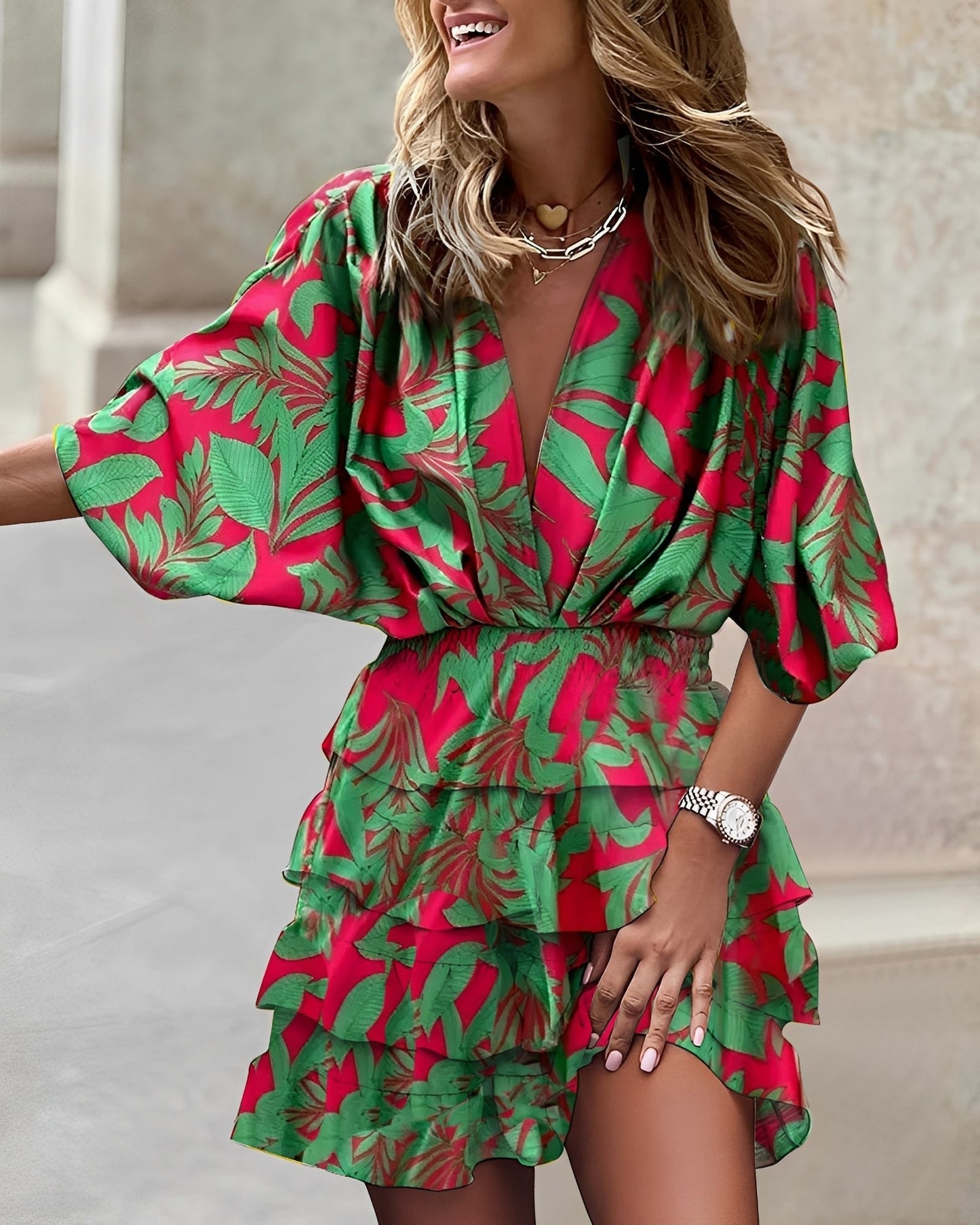 Asymmetric Mini Dress for Women Modern Stylish Comfort