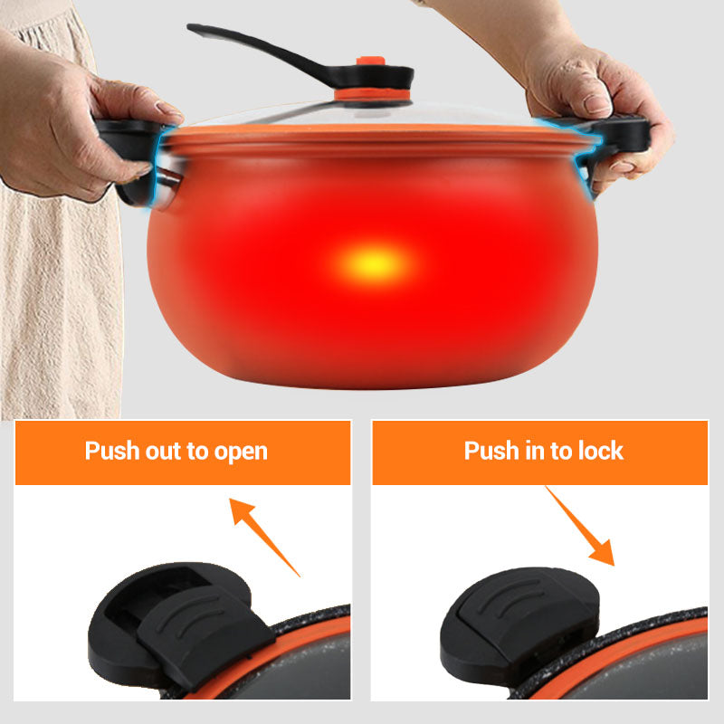 McRib™ Stone Micro Pressure Cooker - Large Capacity Cookware