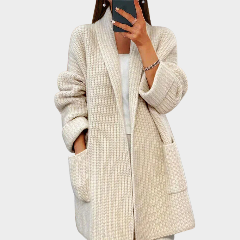 Cozy Knitted Wool Cardigan Sweater