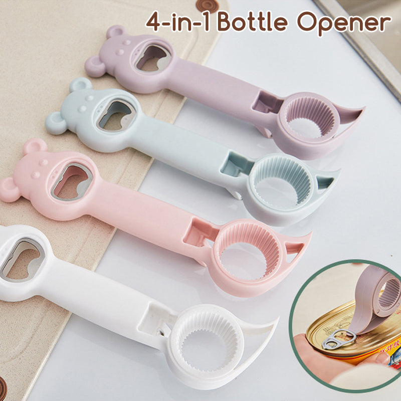 Multi-Tool 4-in-1 Bottle Opener for Easy, Stylish Entertaining