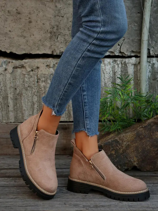 Chic Minimalist Ankle Boots for Women