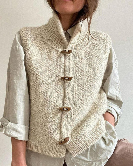 Chic Sleeveless Knit Vest for Layering