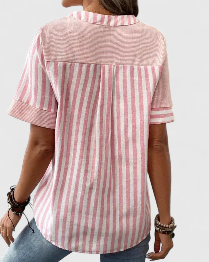 EleganceFlow - Sophisticated Women's Blouse