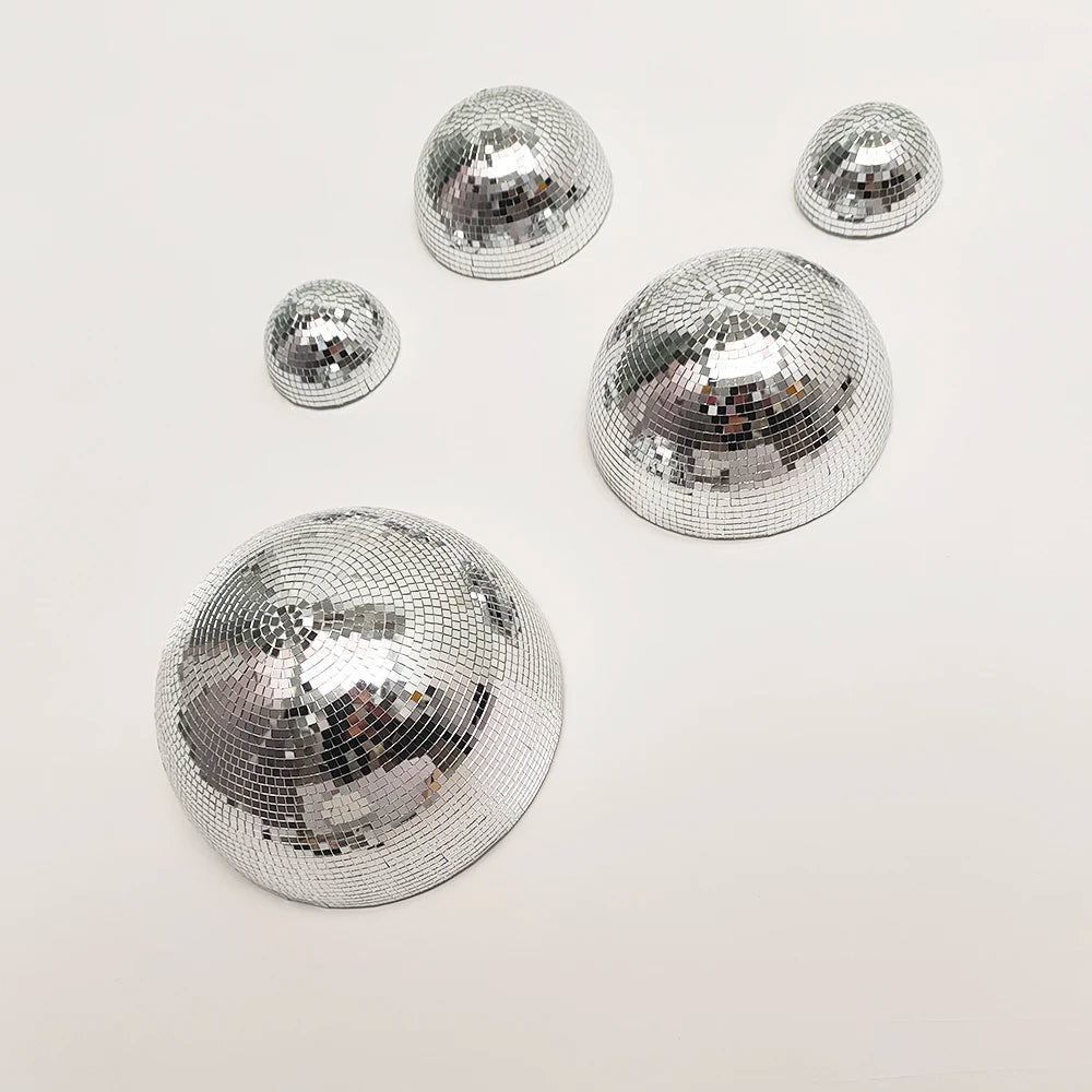 Retro Disco Ball Mirror Wall Decor for Party Vibes