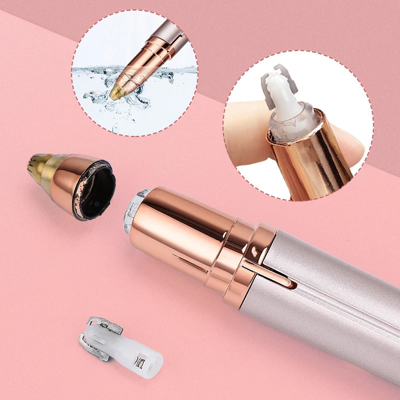 GlamEase™ Precision Eyebrow Epilator for Smooth Brows