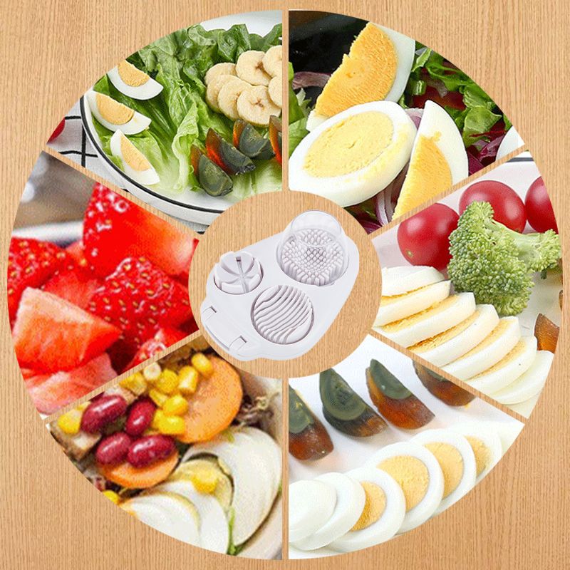 EggMaster™ - 3-in-1 Multifunctional Egg Slicer and Slicer Tool