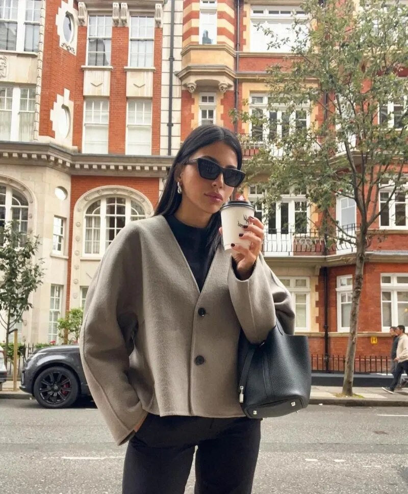 Cozy Wool Blend Winter Coat