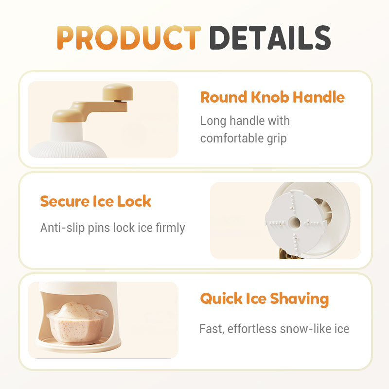 GlacierEase™ - Hand Crank Ice Shaver