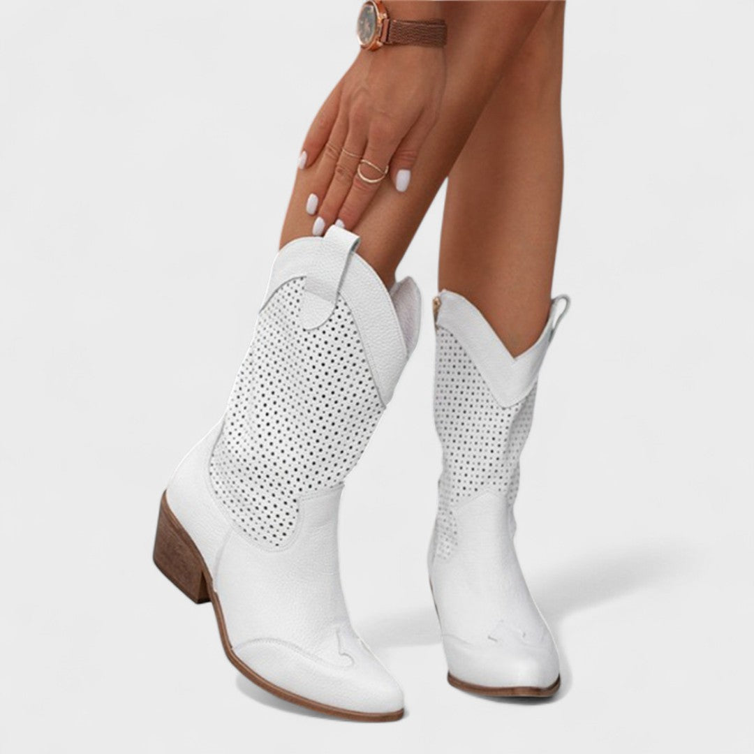 Stylish Western Leather Boots