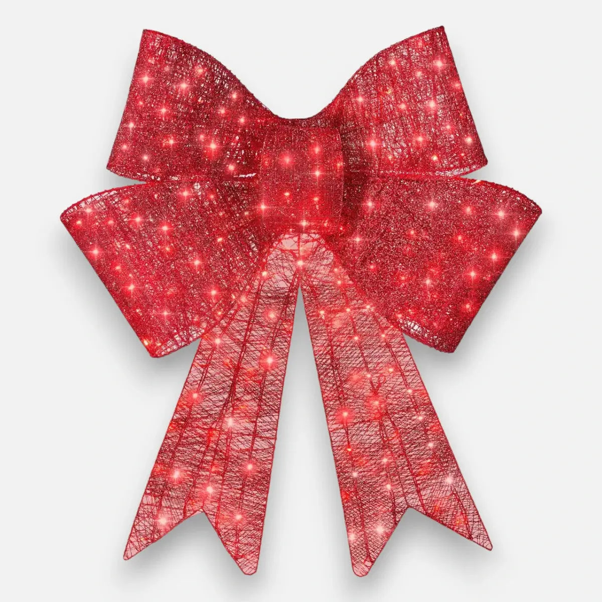 HolidayGlow™ - XXL Illuminated Christmas Bow Decor