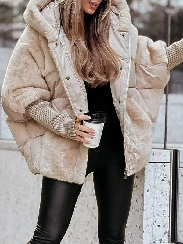 Casual Lined Hooded Jacket for Women