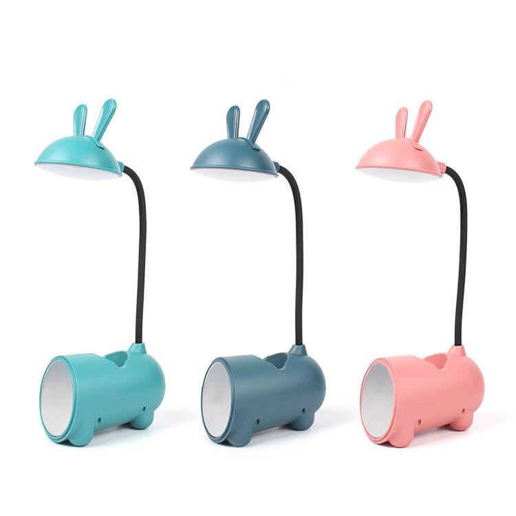 Modern LED Desk Lamp with Pen Holder and Touch Control