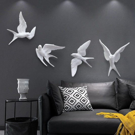 Textured Birds Eye Wall Art Decor