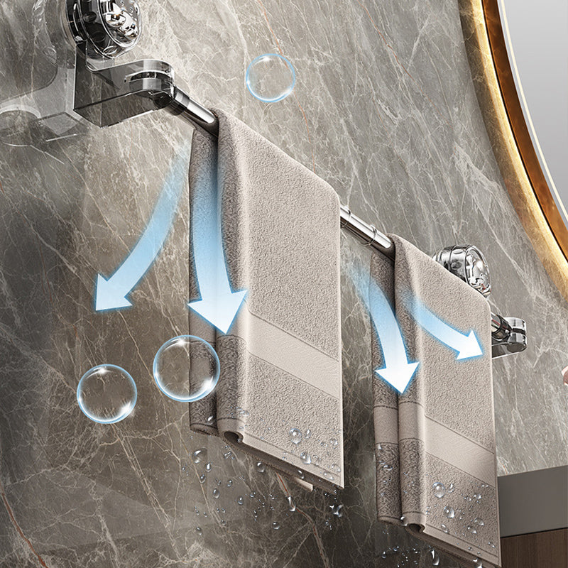 Adjustable Suction Cup Towel Holder for Kitchen and Bathroom