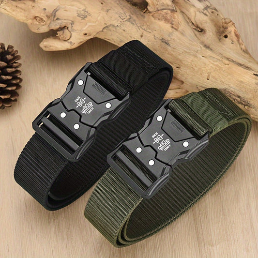 Durable Unisex Tactical Nylon Belt for Outdoor and Everyday Wear