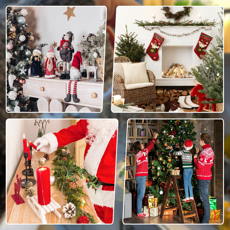 HolidayGlow™ - Creative Glass Christmas Ornaments for Festive Decor
