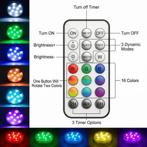 LumiWave - Transform Any Space with Vibrant Waterproof LED Glow