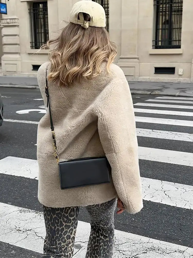 Cozy Fluffy Long Coat for Chic Winter Style