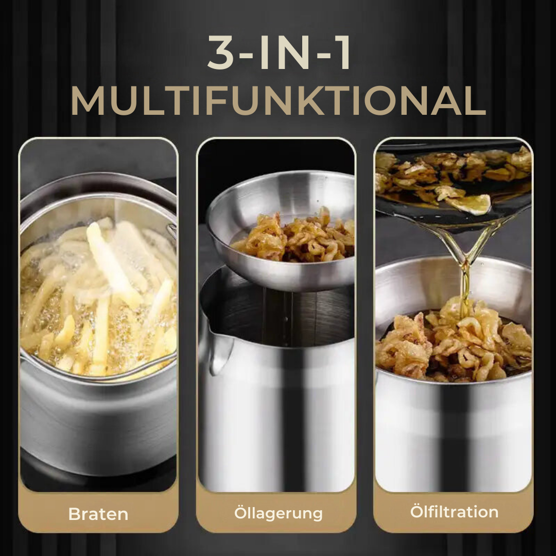 FilterFry™ - Multi-Function Nonstick Frying Pan Set