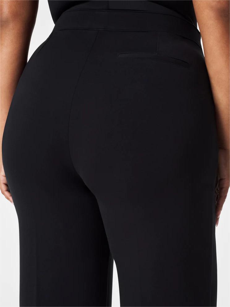 High-Waist Wide-Leg Pants with Hidden Belly Comfort