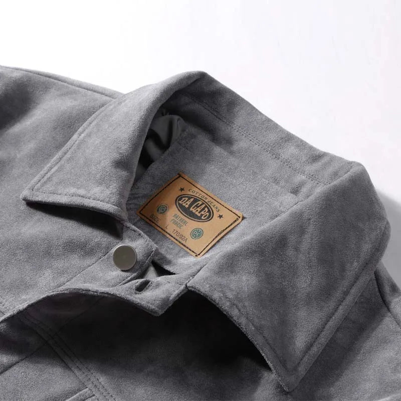 Chic Suede Jacket for Effortless Casual Style