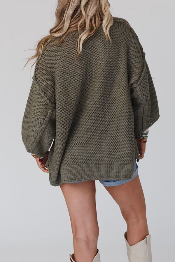 Cozy Knit Round Neck Sweater