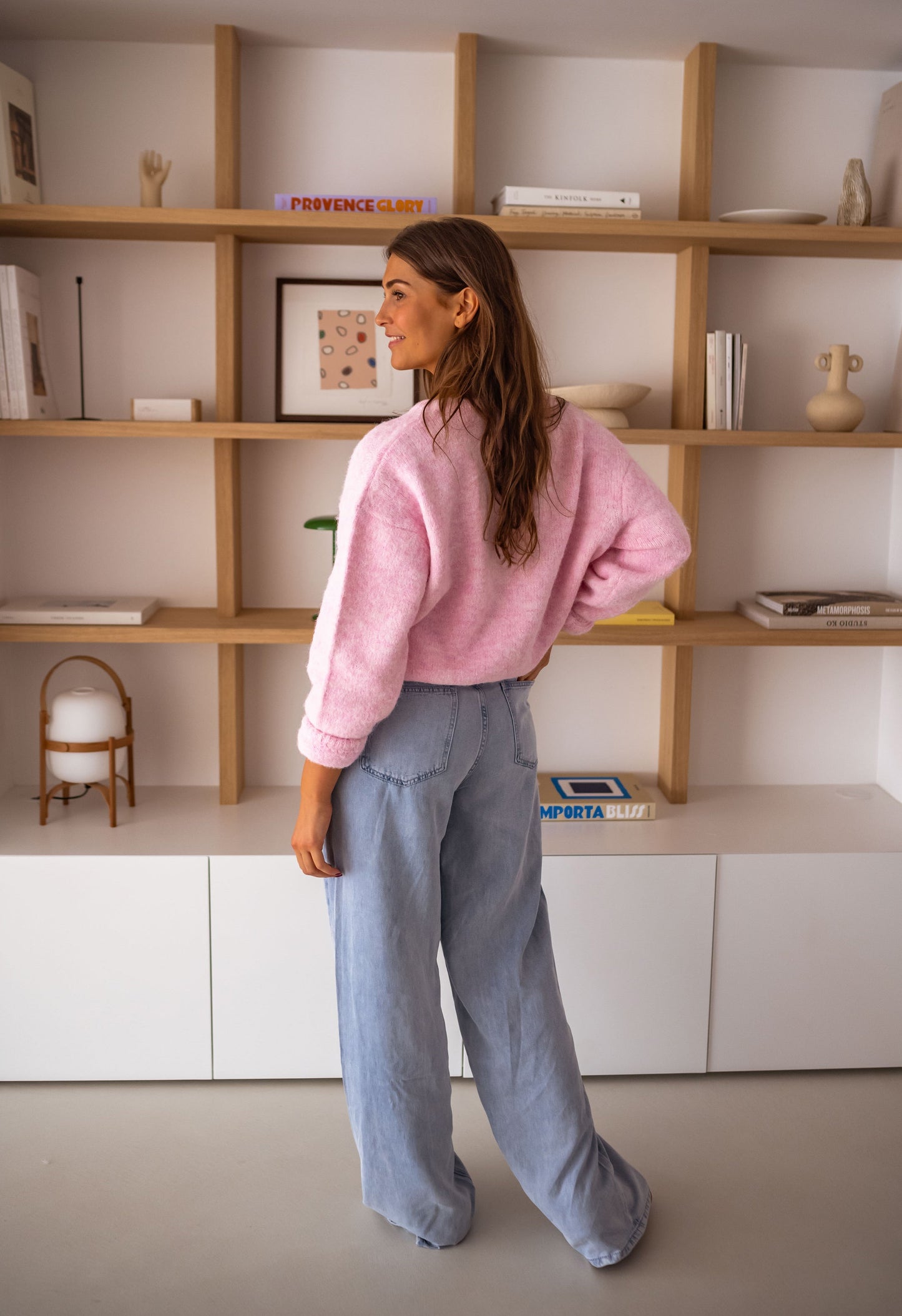 Chic Pink Quilted Cardigan for Layered Looks