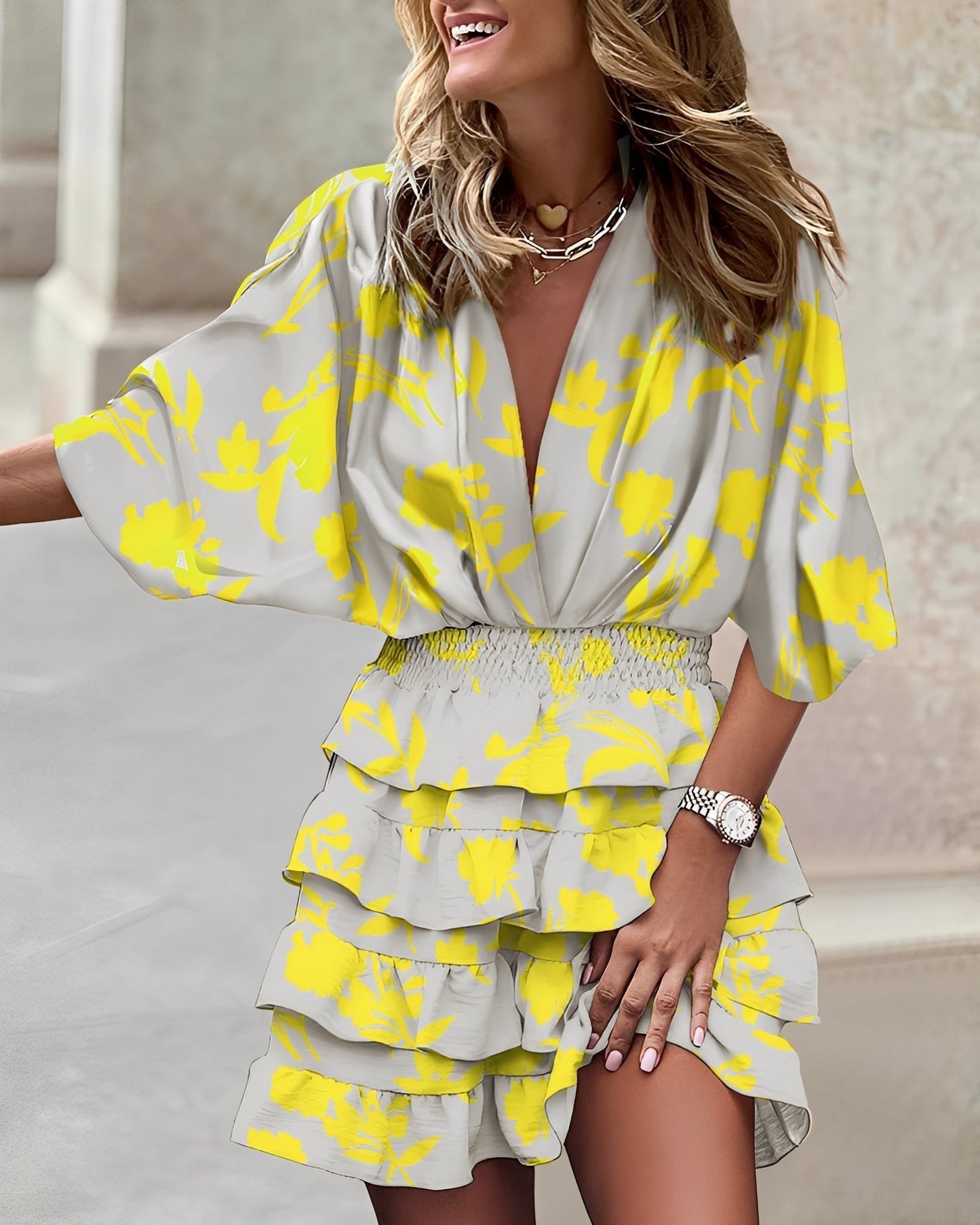 Asymmetric Mini Dress for Women Modern Stylish Comfort