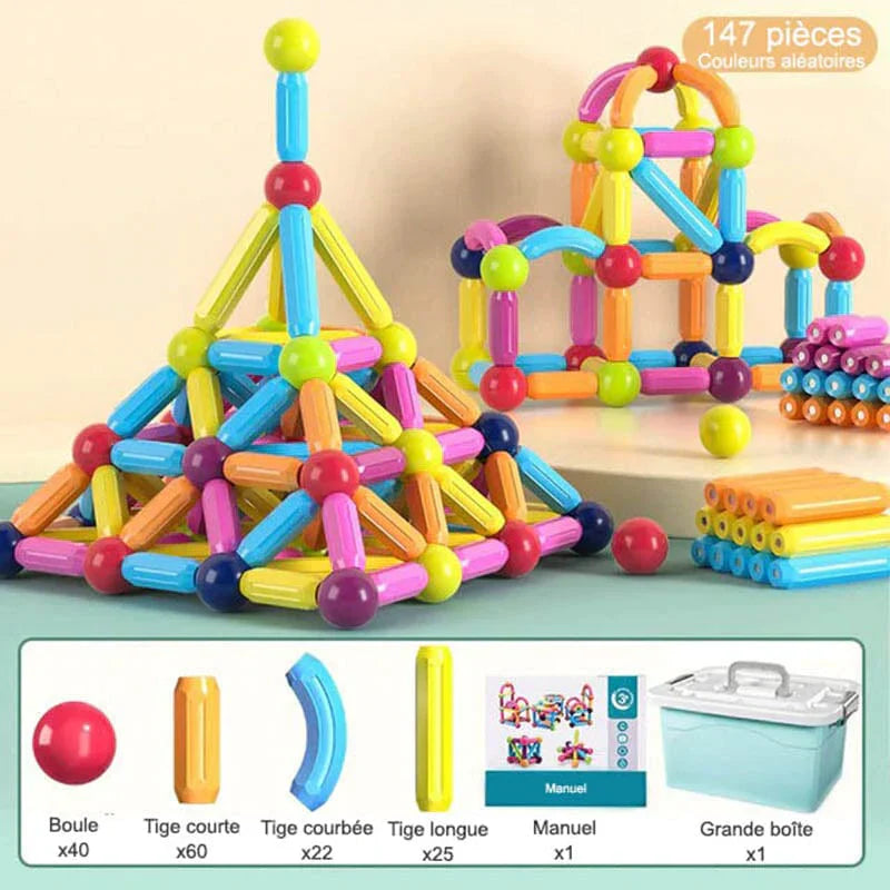 CreaBlox™ - Montessori Magnetic Building Set