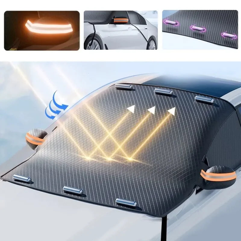 ShieldPro™ Magnetic Windshield Sunshade Cover