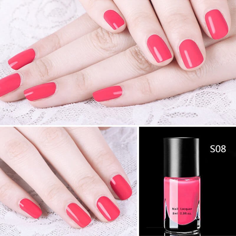 Salon-Perfect Glossy Nails Kit for Quick Manicures