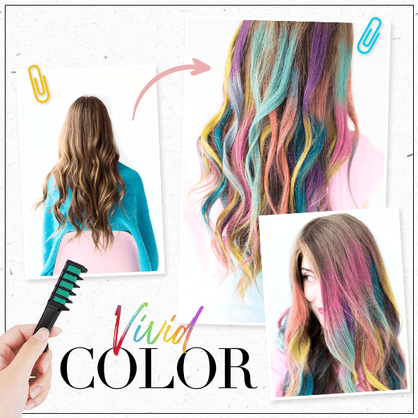ChromaComb™ - Vibrant Color Hair Detangling Comb