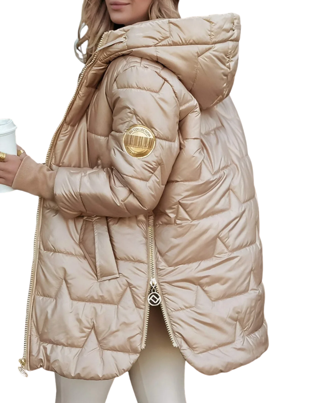 Cozy Quilted Hooded Jacket for Effortless Style