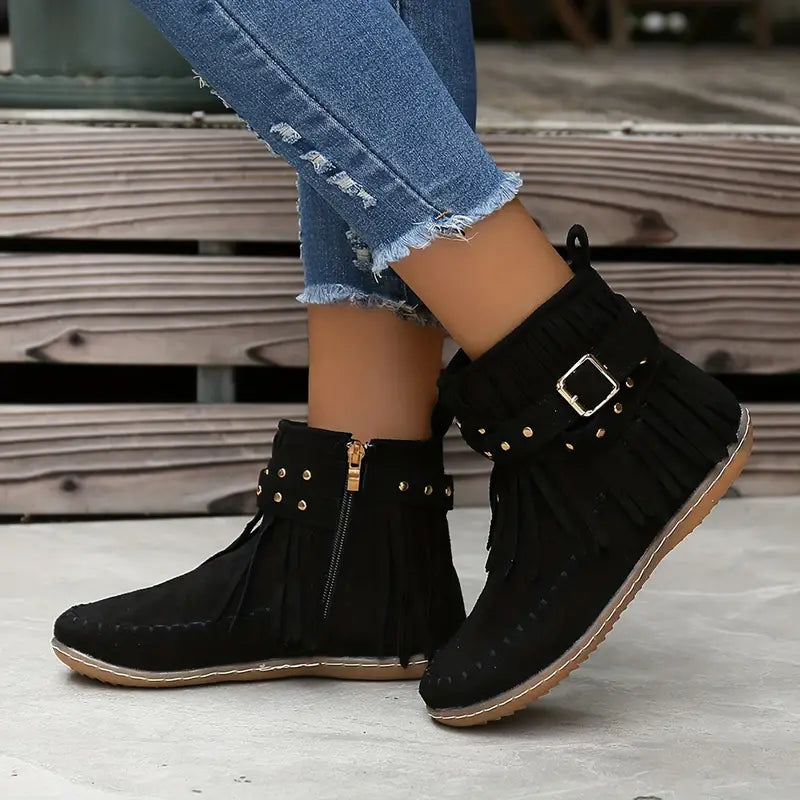 Plush-Lined Women's Ankle Boot