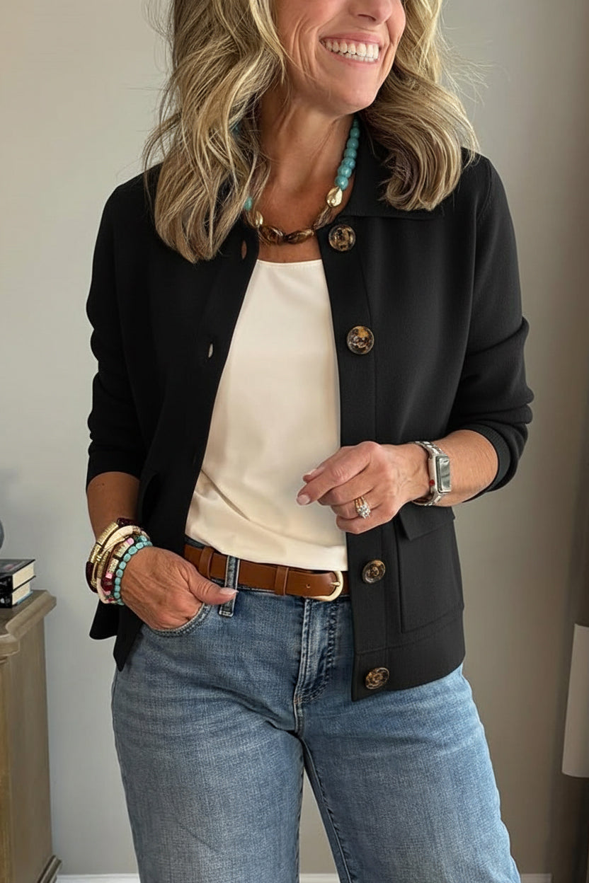 Casual Lapel Pocket Jacket