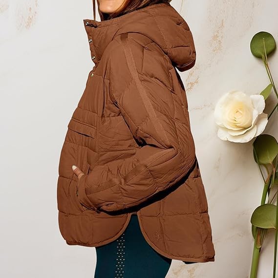 Quilted Lightweight Oversized Puffer Jacket