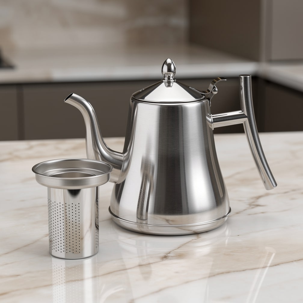 Stahlia™ - Electric Kettle with Stainless Steel Tea Filter