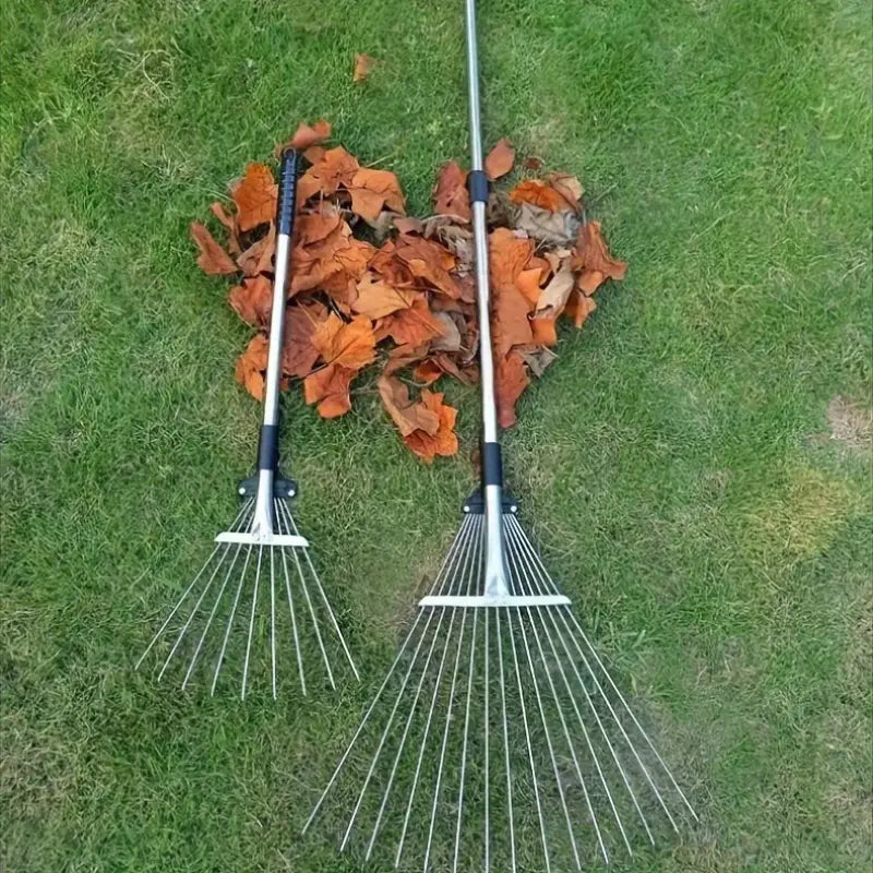 Versatile Lightweight Garden Rake for Yard and Lawn Care