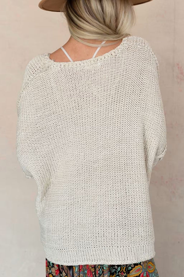 Cozy Knit Round Neck Sweater