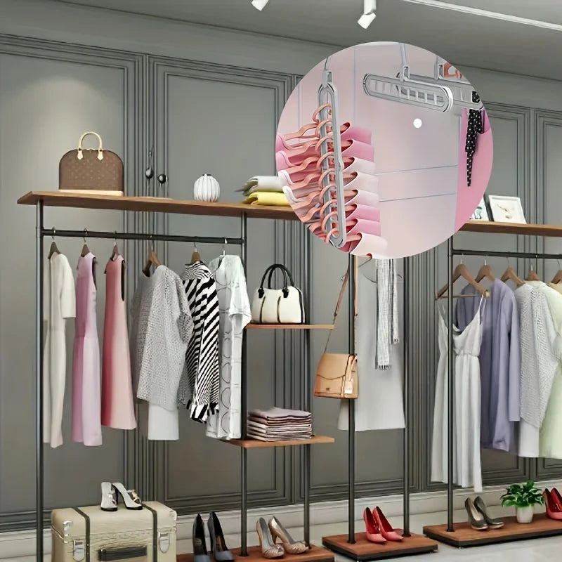 Hanglee™ - Space-Saving 9-Hole Foldable Closet Hangers