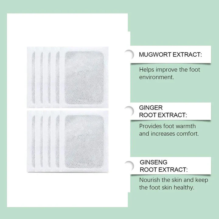 PureEase™ - Herbal Detox Foot Pads for Gentle Cleansing