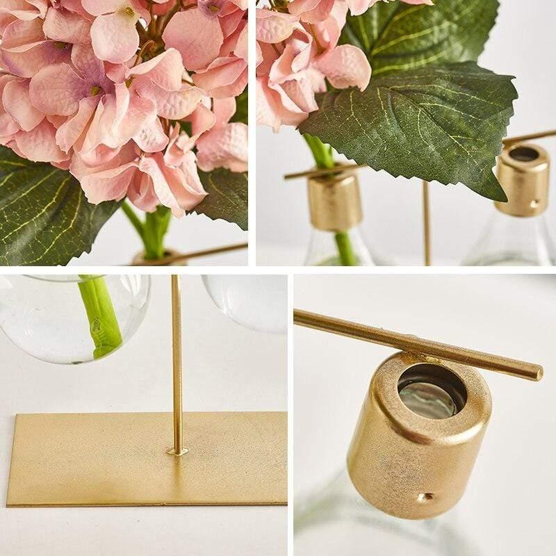 Modern Glass Bulb Vase for Home Decor