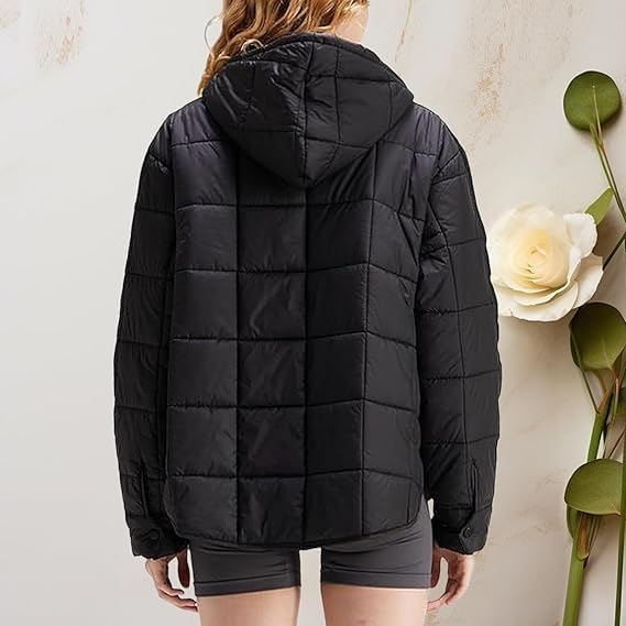 Quilted Lightweight Oversized Puffer Jacket