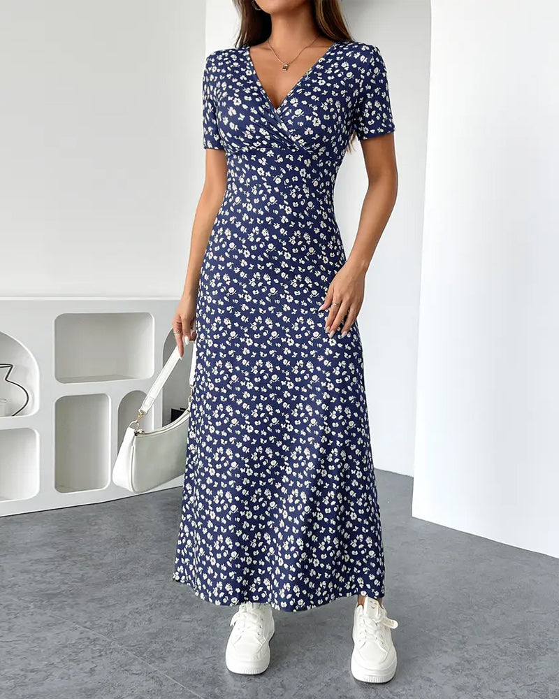 Elegant Printed Bodycon Dress